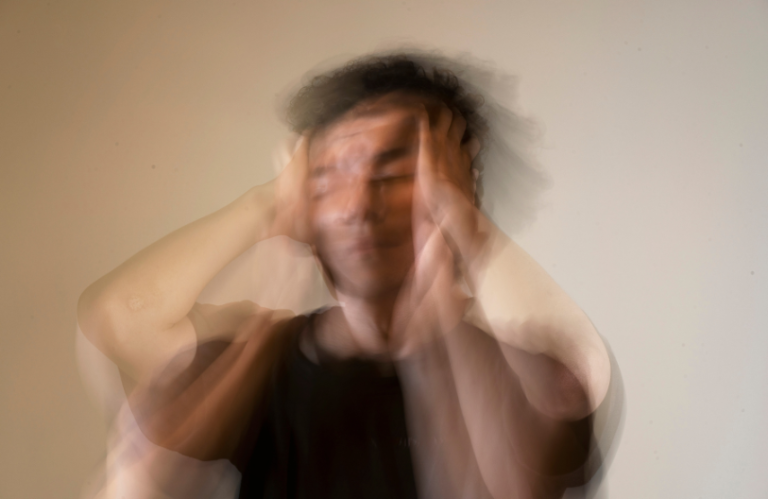 anxiety treatment options - photo concept of a man experiencing anxiety